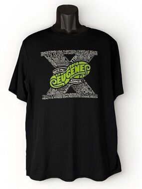 Eugene Marathon 10th Anniversary Nike Dri-Fit Commemorative Black T-Shirt Sz XL